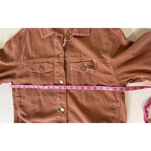 Uniqlo Womens‎ Oversized Corduroy Chore Jacket Size M Coat Utility Workwear 90s - Picture 7 of 16
